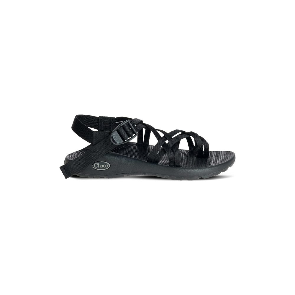 CHACO WOMENS ZX/2 CLASSIC, WITH TOE LOOP, OUTDOOR SANDAL, BLACK 7 W